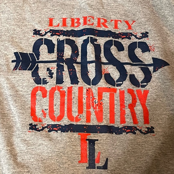 Gildan Gray Cross Country Hoodie - Picture 3 of 7